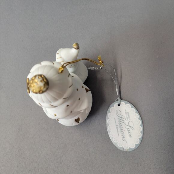 Roman Inc Snowman #2356 Mother Child Christmas Ornament Pierced Porcelain 2004 - Picture 7 of 14